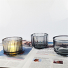 Straight Sided Amber Clear Empty DIY Candle Holder