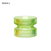 Colorful Tea Light Cylinder Glass Candle Holders Cheap
