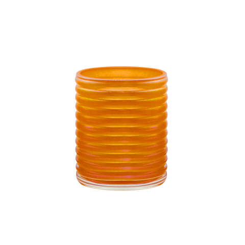 Empty Round Glass Candle Holder for Gift Tins, Travel Tin Box