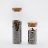 High Borosilicate Glass Jars with Cork Lid for Food Storage