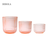 Decorative Freshness Glass Candle Holders in Different Designs And Sizes