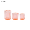 High Quality Crystal Candle Holder with Stem Warm Home Series New Designs Candle Glassware