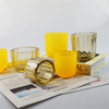 Wholesale Custom Beach Style Home Decorative Frosted Glass Candle Holders
