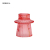 Custom Different Matte Colored Round Glass Candle Jars Holder