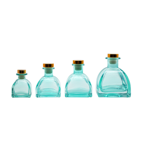 Empty Glass Car Air Freshener Perfume Bottle Fragrance Waterproof Car Diffuser Bottle with Clip Botella