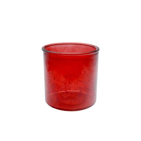 DEROLA Sprayed Ruby Color Vase