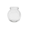 Wholesale Food Storage Container Round Glass Storage Candy Jar with Top Cover-DRL237028