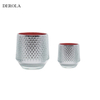 Wholesale Home Decor Pink Scented Candle Vessel Glass Candle Jars Holders