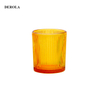 Colorful Candle Container Glass Jar Frosted Candle Holder