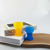 Home Gift Bowl Shape Glass Candle Holder with Wooden Lid