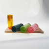 Factory Price Wholesale Common Size Frosted Decorative Tealight Candle Holder Glass