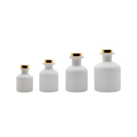 Luxury Wholesale 100ml 200ml 250ml Home Fragrance Reed Diffuser Custom Color Round Glass Bottle