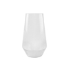 Crystal Polish Rose Clear Glass Table Flower Vase