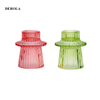 Custom Different Matte Colored Round Glass Candle Jars Holder