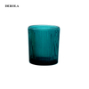 Colorful Candle Container Glass Jar Frosted Candle Holder