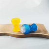 Home Gift Bowl Shape Glass Candle Holder with Wooden Lid