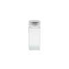 Soda-lime Glass Jar for Kitchen Use, Storage Jar, Container, with Metal Lid, Vertical Shape