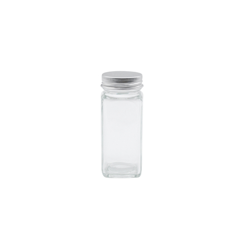 Soda-lime Glass Jar for Kitchen Use, Storage Jar, Container, with Metal Lid, Vertical Shape