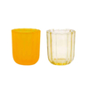 Wholesale Custom Beach Style Home Decorative Frosted Glass Candle Holders