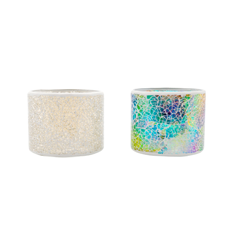 Unique Mini Tealight Mosaic Glass Candle Holder