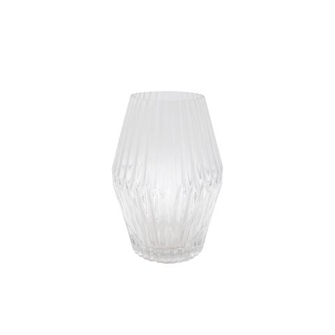 Wholesale Round Decoration Clear Colored Square Glass Vase