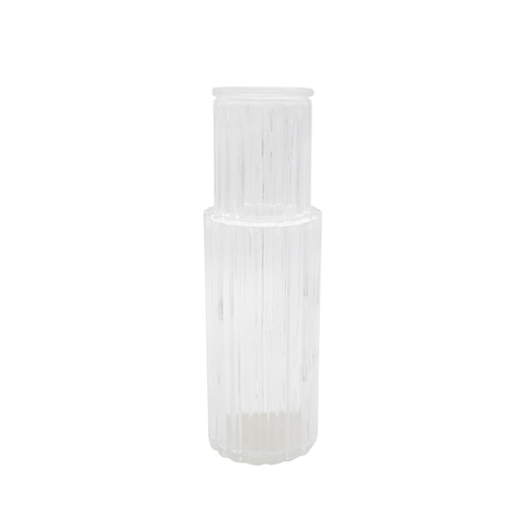 Good Quality Cheap Square Clear Glass Vase for Home Decoration
