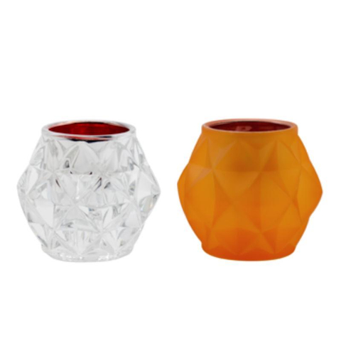 Household Candle Holder Windproof Lamp Holder Glass Lamp Holder Butter Lamp Buddha Lotus Lamp Holder
