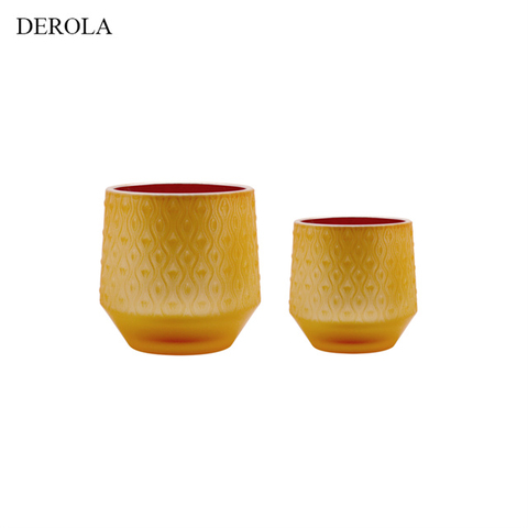 Birthday Gift Luxury Glass Jar Candle Holder with Box