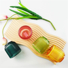 Customized Color Printed Egg Shaped Glass Votive Candle Holder