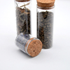 High Borosilicate Multi-sized Glass Jars with Cork Lid for Food Storage