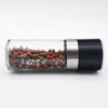 Cylinder Glass Bottle with Stainless-Steel Rotatable Cap for Salt And Pepper Grinder, Kitchen Use