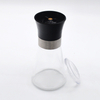 Glass Sauce Bottle with Stainless Steel Rotatable Cap Grinder/Salt and Pepper Grinder Shaker