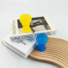 Home Gift Bowl Shape Glass Candle Holder with Wooden Lid
