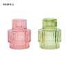 New Christmas Printing Glass Candle Holder Tealight Holder Xmas Holder