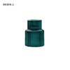 Christmas Embossed Pattern Colours Stained Glass Candle Holder Glass Candle Holder