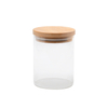 Hotsale Multi-Sized High Borosilicate Glass Jar with Bamboo Lid for Storage Use