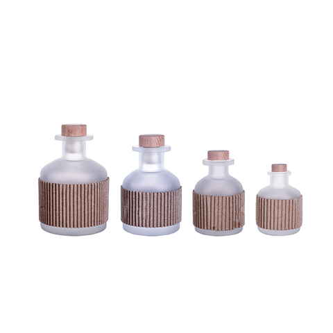 200ml Square Bottom Clear Glass Diffuser Aromatherapy Bottles