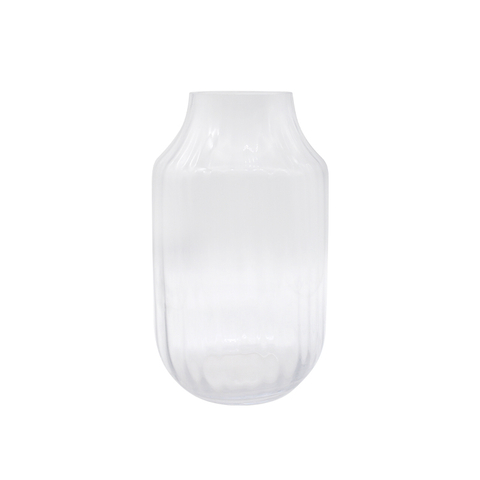 Nordic Style Transparent Mini Crystal Clear Glass Flared Flower Vase