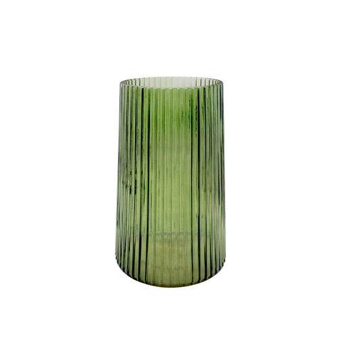 Round Clear Glass Vase and Optic Crystal Vase for Home Decoration