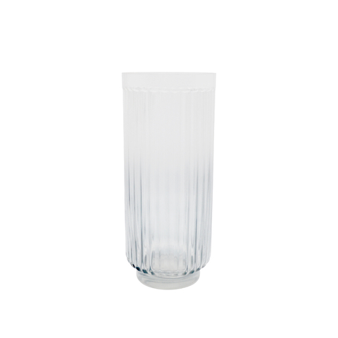 Mouth Blown Glassware Nordic Brass Neck Glass Flower Vase for Home Decor