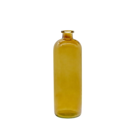 DEROLA Amber Glass Vase Height 33.3cm